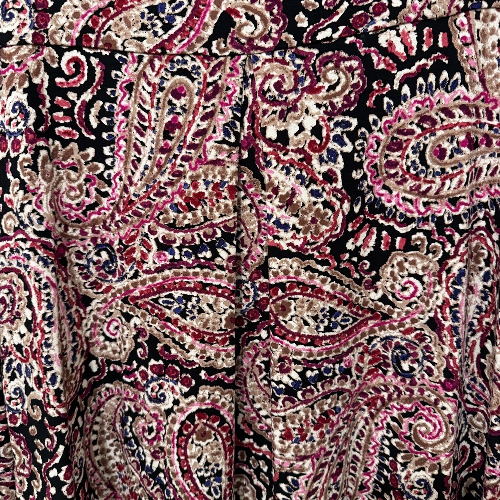 J Jill Paisley 3/4” Sleeve dress - Picture 3 of 6
